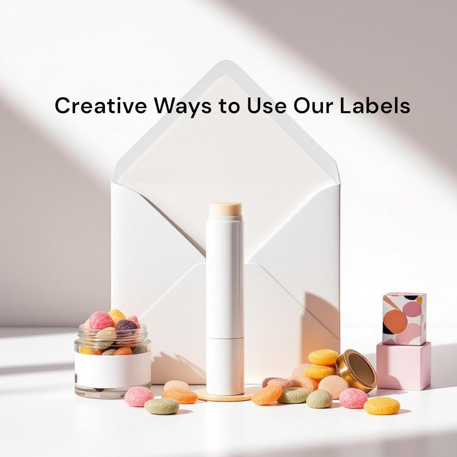 Baby Shower Strawberry Girl 30 Party Favor Labels for Lip Balm Sticks, Envelopes, Favor Jar, Friut Birthday Decorations (African American)