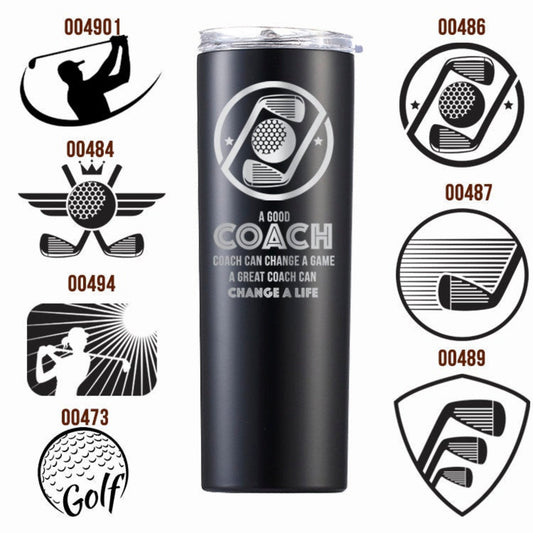 Golf Coach Gift Tumbler 20 Oz