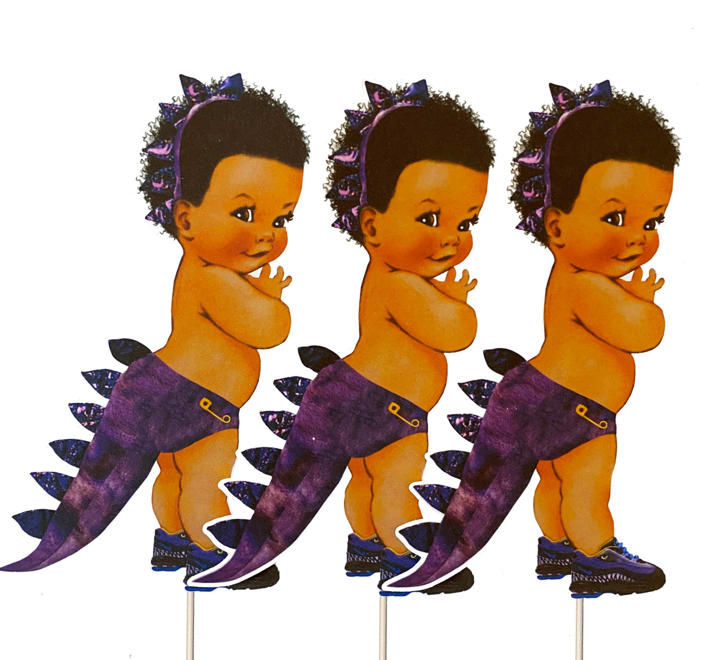 Baby Boy Dragon Centerpieces African American Baby Shower Birthday Table Decor