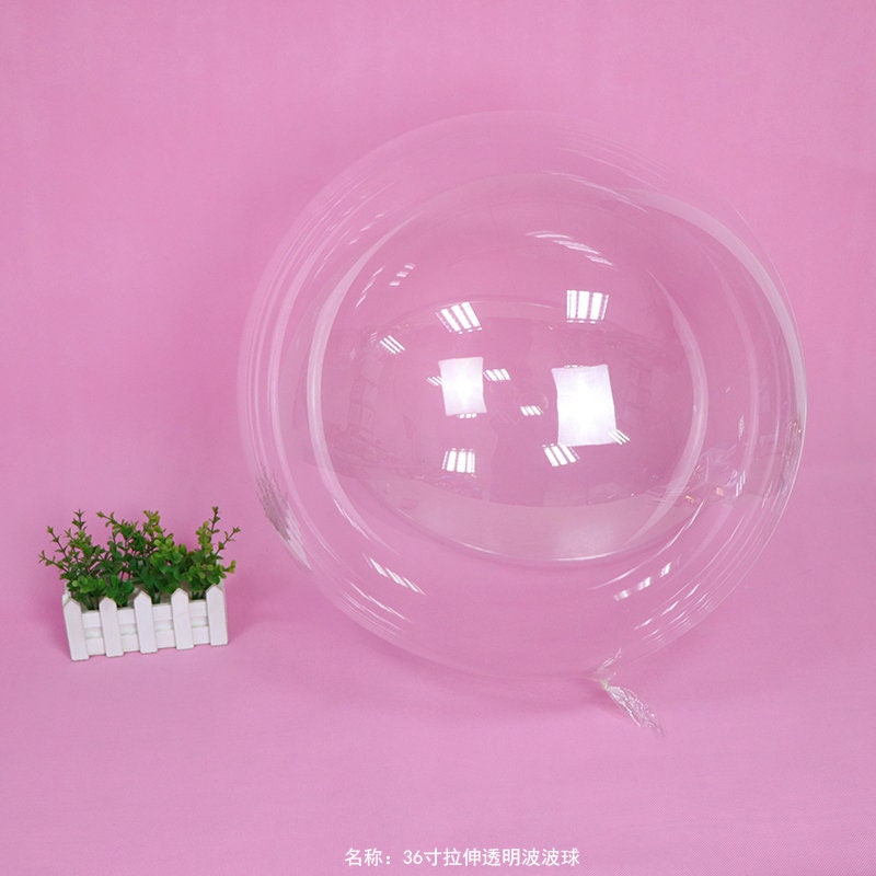 Crystal Bobo Balloons Transparent Bubble Birthday Baby Shower Decor