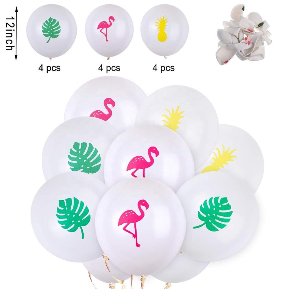 Hawaiian Aloha Balloons Flamingo Party Birthday Kit Tropical Luau Party Decor