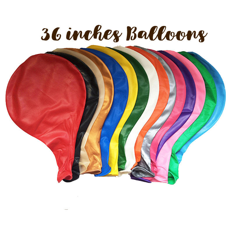 Giant Balloon, 36" Photo Backdrop Latex Jumbo Balloons, Wedding Photo Prop Birthday Baby Shower Decor Big Round Balloons