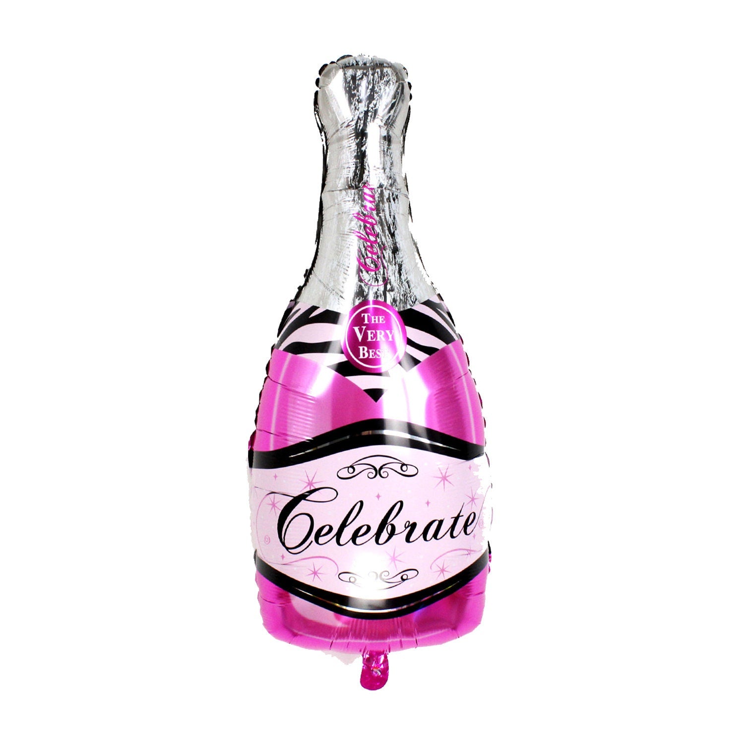 Pink Champagne Bottle Balloon Wedding Birthday Party Decoration, Valentine's Day Balloons