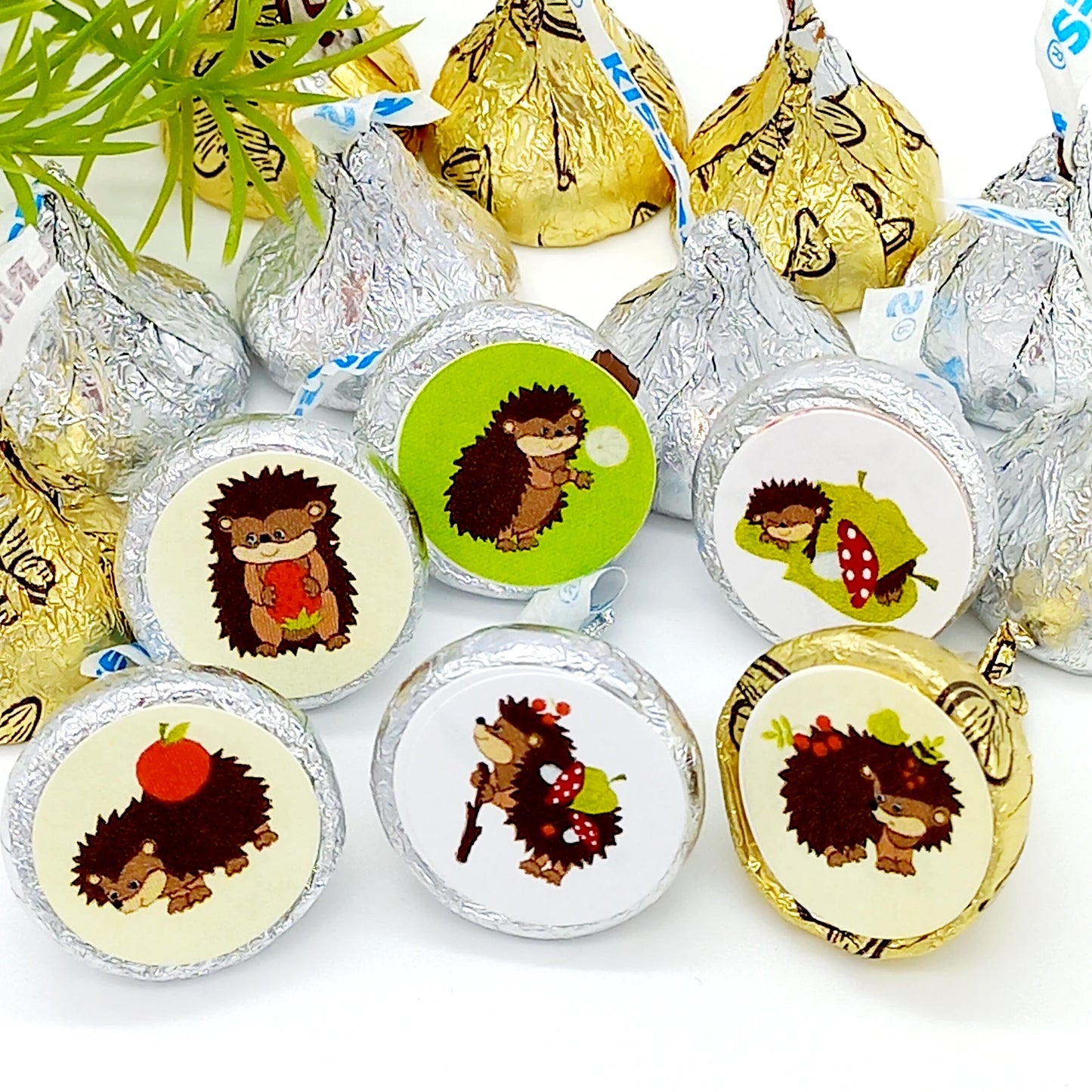 woodland 1st birthday candy bar labels