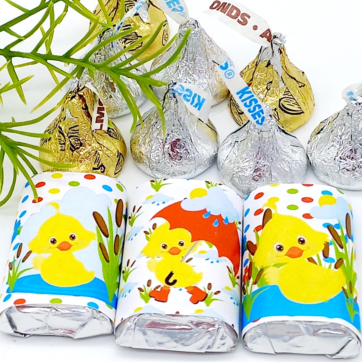 duck baby shower labels for miniatures candy