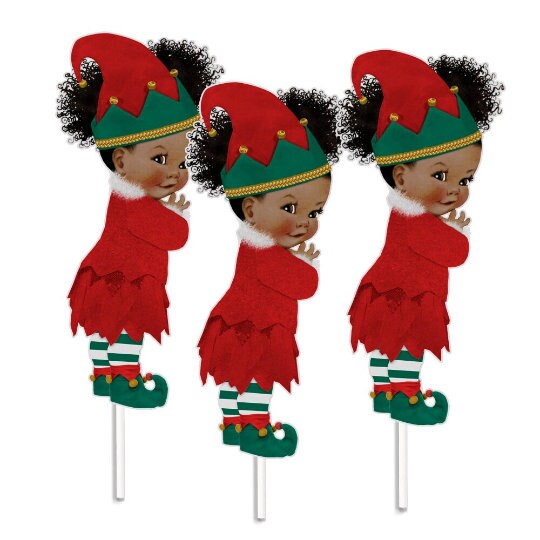 Christmas Gnome Girl Centerpieces Baby Shower Birthday New Year Winter Table Decoration Red Green