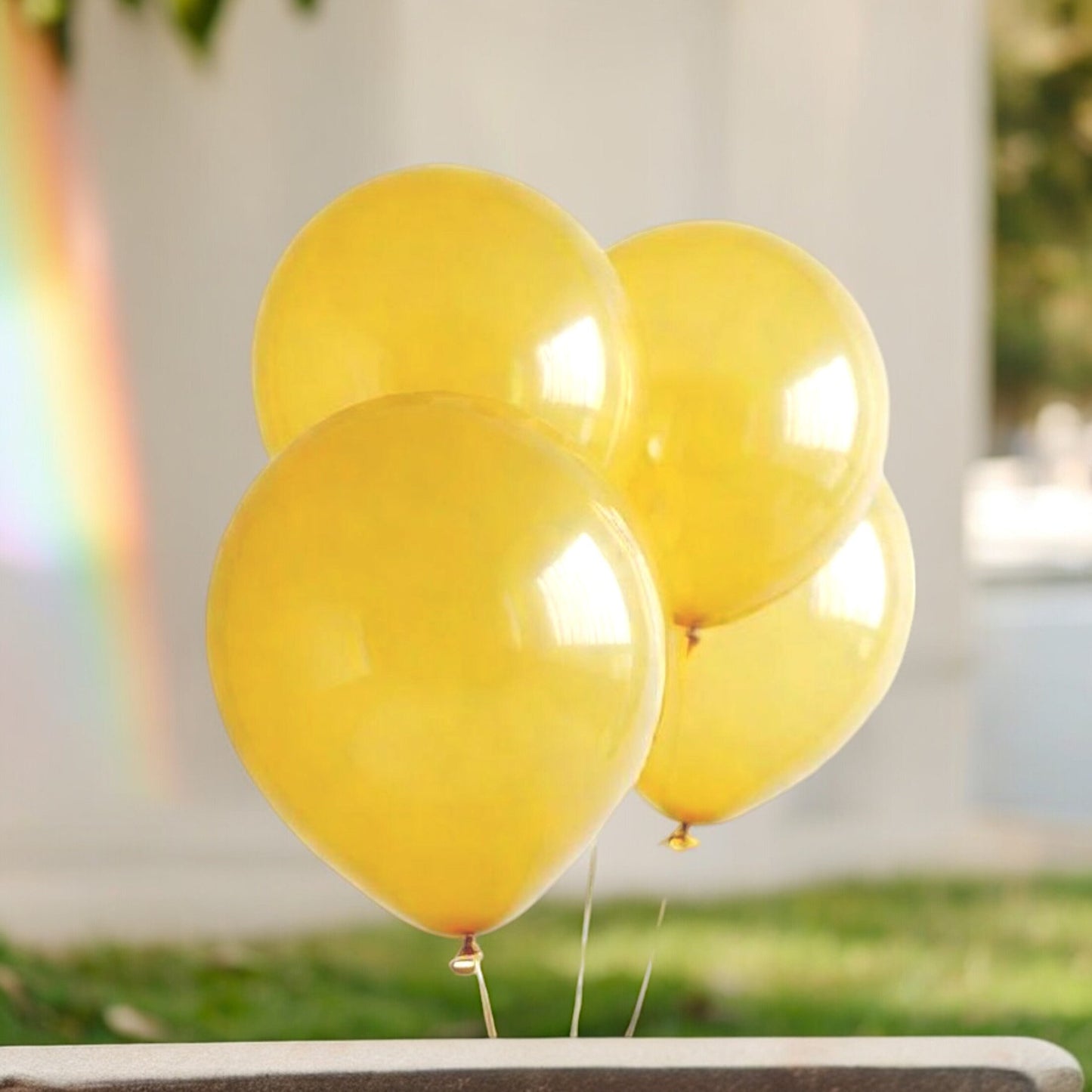 10" 100 Yellow Balloons Wedding Fiesta Birthday Baby Shower Party Decoration