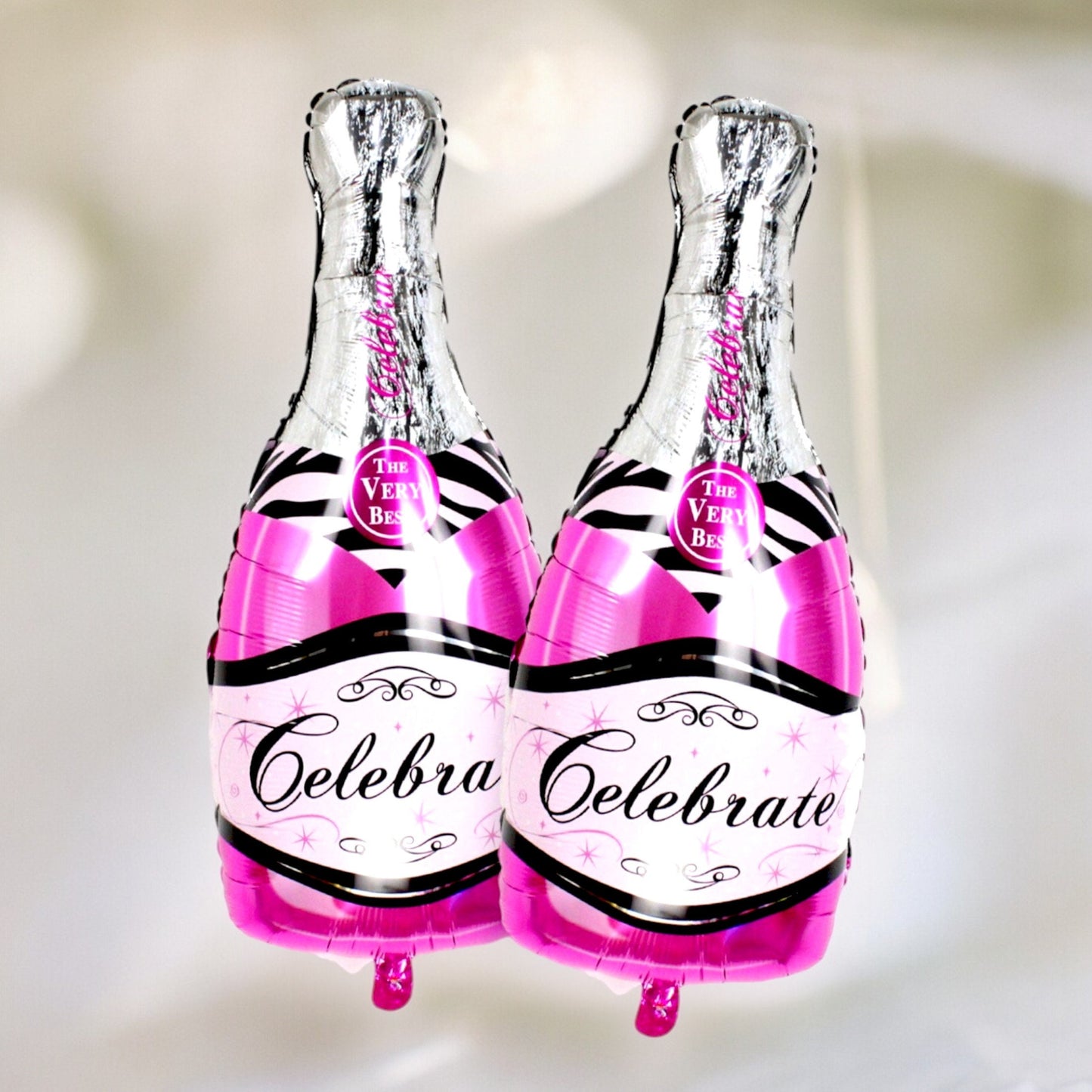 Pink Champagne Bottle Balloon Wedding Birthday Party Decoration, Valentine's Day Balloons