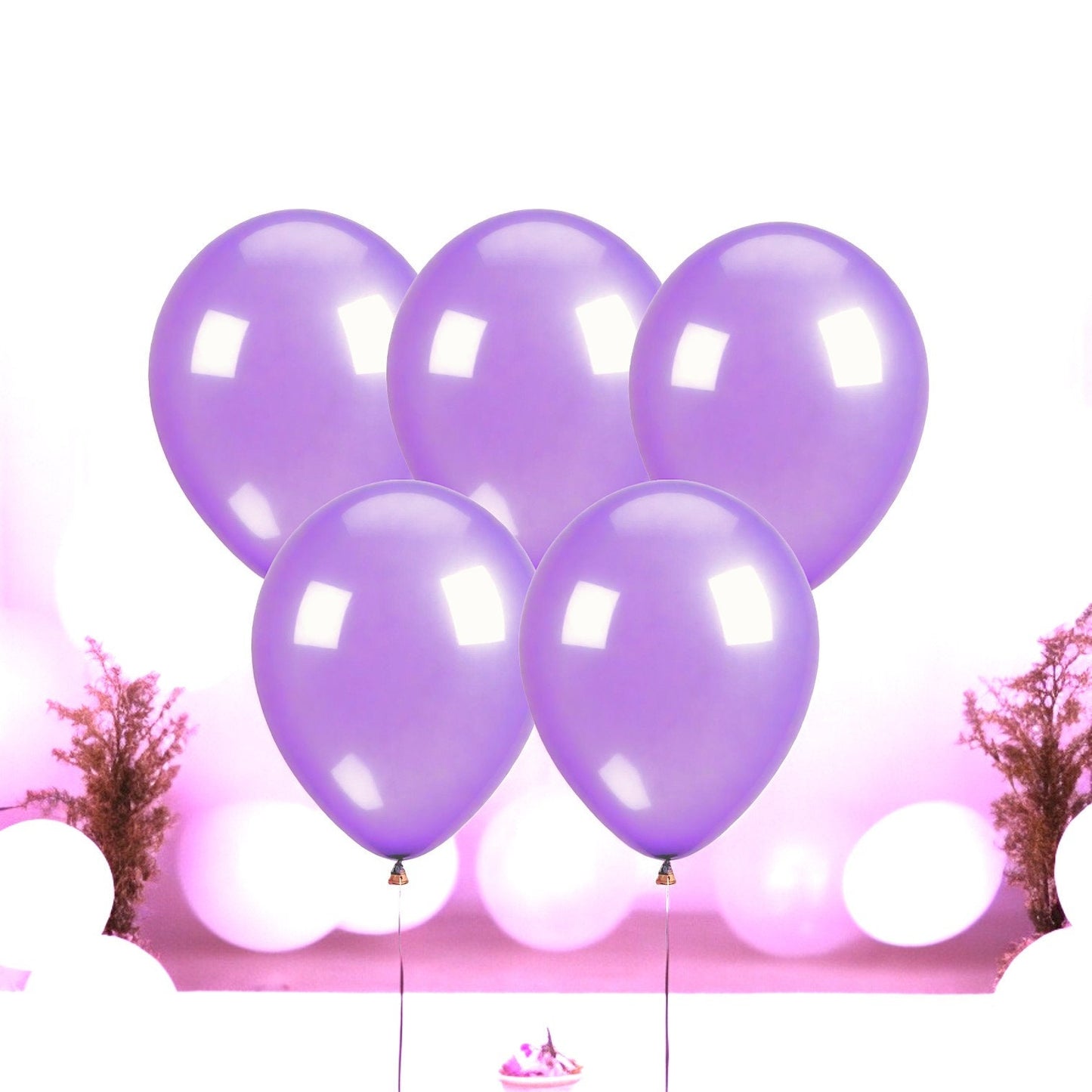 10" 100 Purple Balloons Wedding Birthday Baby Shower Party Decoration