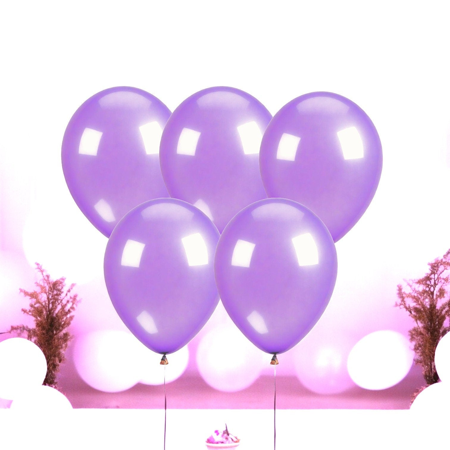 10" 100 Purple Balloons Wedding Birthday Baby Shower Party Decoration