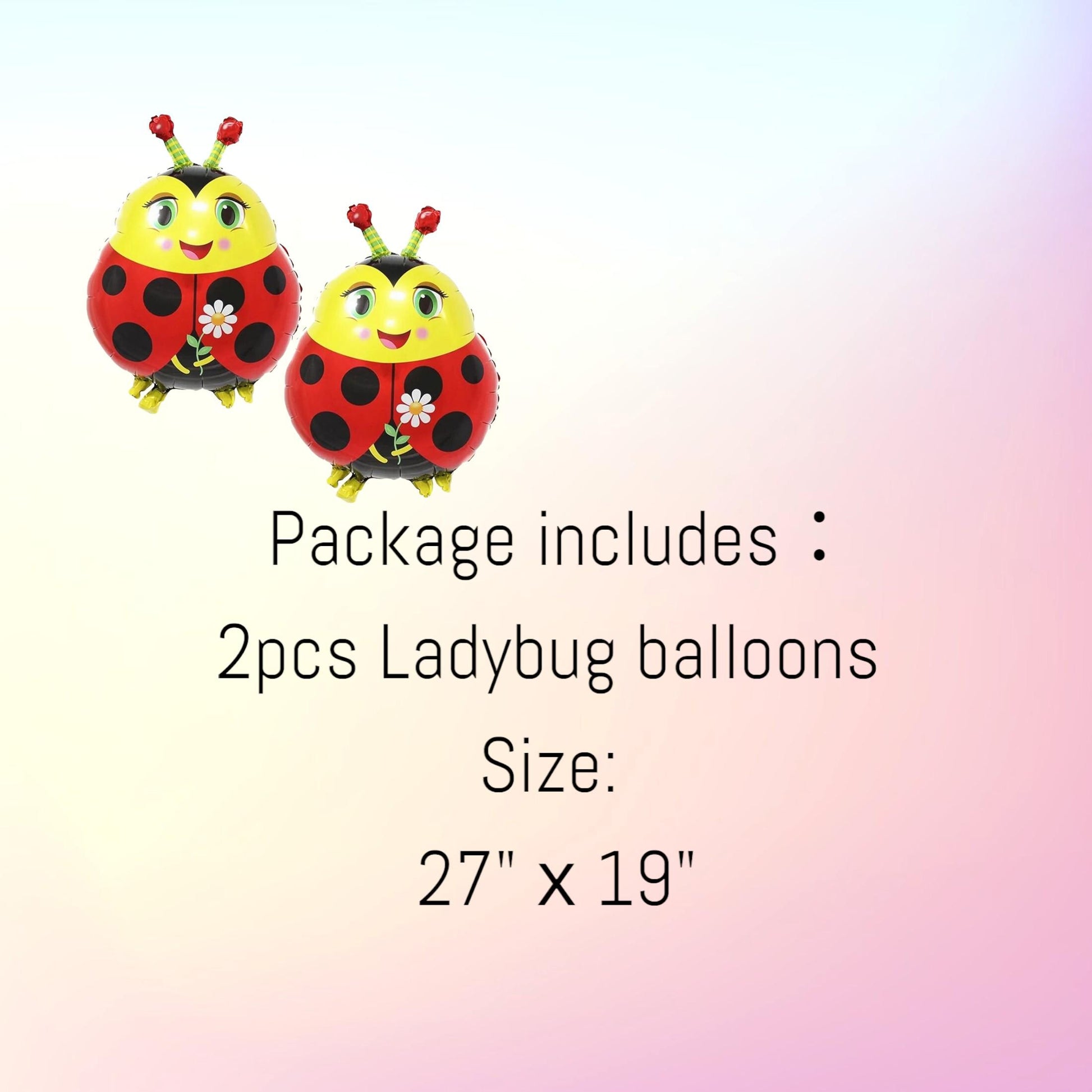 Ladybug Birthday Balloons Ladybug Baby Shower Party Decor