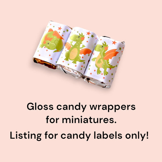 Baby Shower Green Dragon Party Favor Labels, 1st Birthday Labels Party Favor Supplies