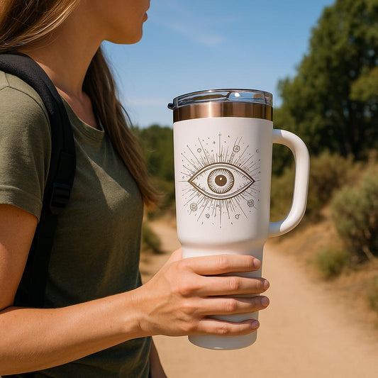 Personalized Ophthalmologist Tumbler Rose Gold Laser Engraved 40 Oz