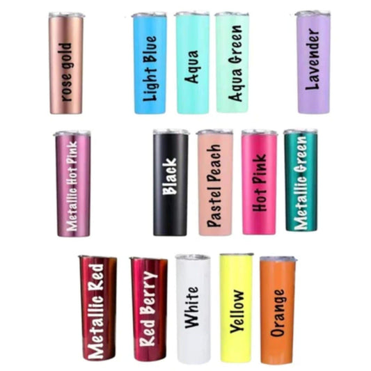 Custom Tumblers with Names, 20 oz | Bridesmaid & Employee Gifts