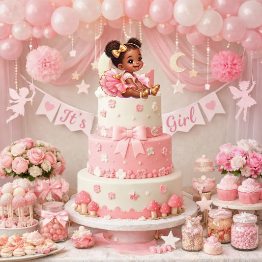 Baby Shower 1st Birthday Decoration Cutouts Centerpieces Table Party Decor
