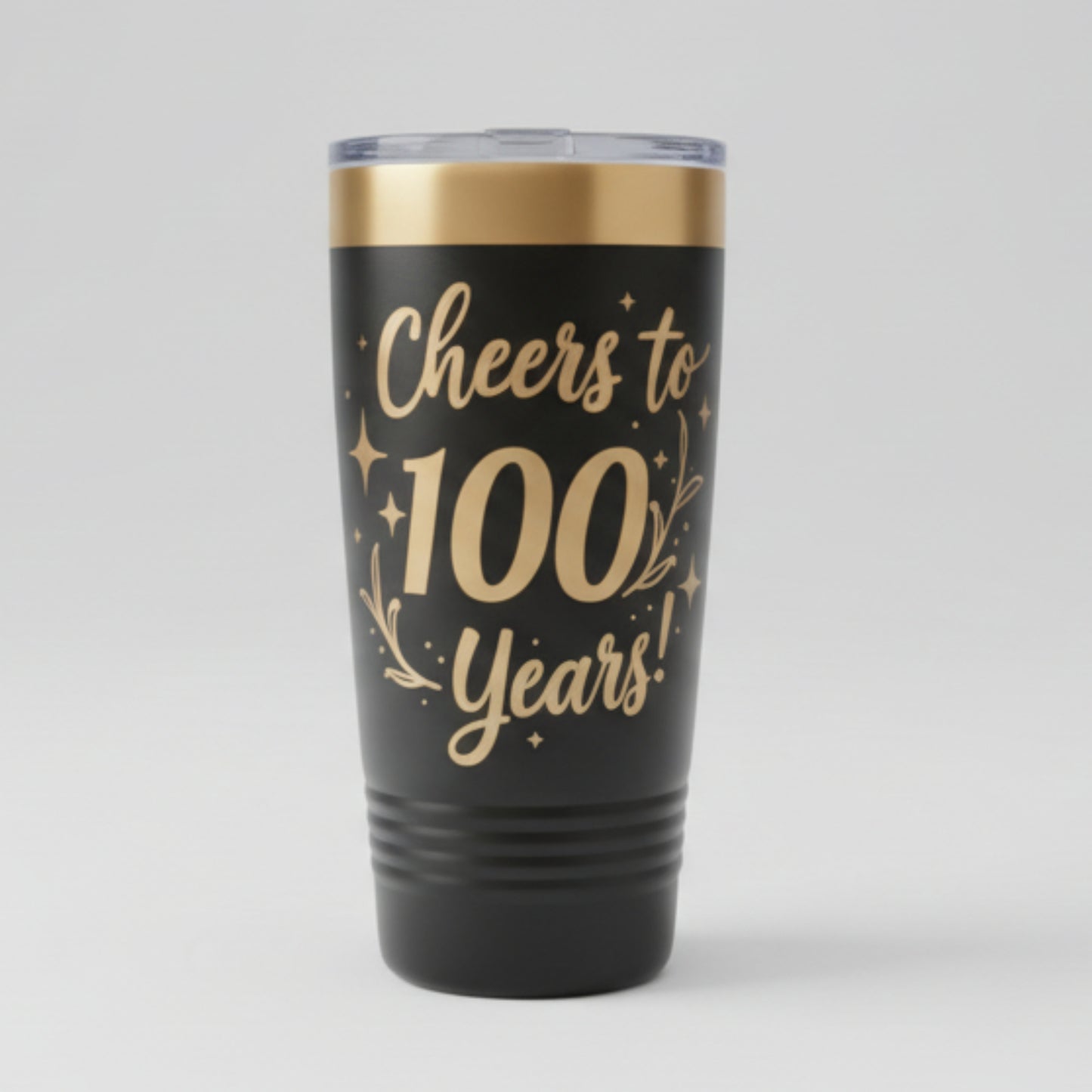 Personalized milestone birthday tumbler product image