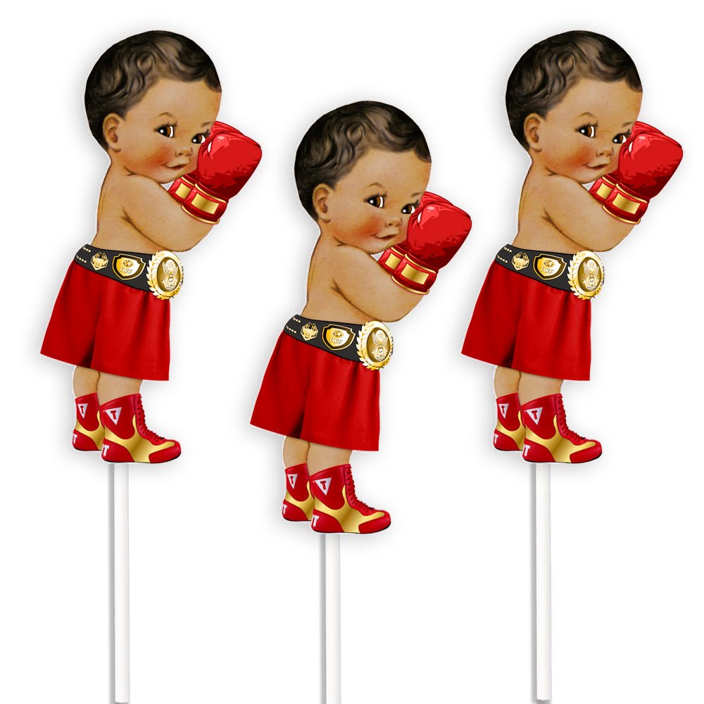 3 Baby Boy Boxer Little Prince Red Shorts -Baby Boy Boxer Red Shorts-boxer boy birthday