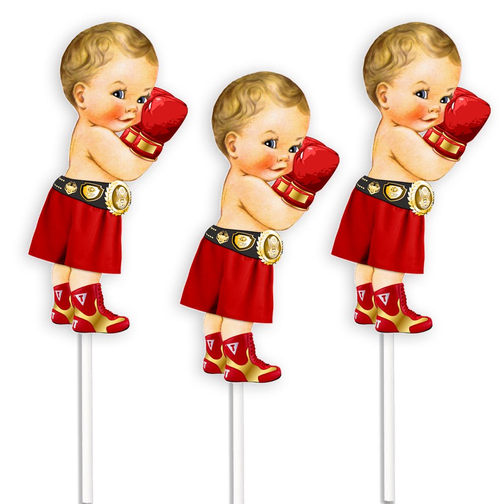 3 Baby Boy Boxer Little Prince Red Shorts -Baby Boy Boxer Red Shorts-boxer boy birthday