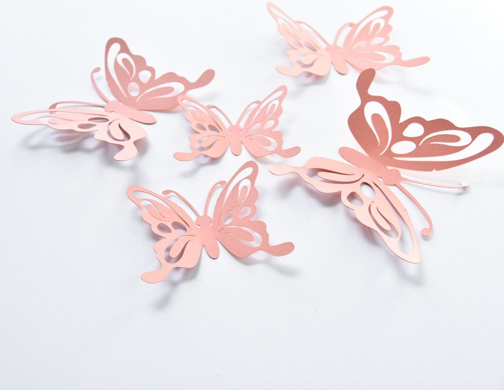 Butterfly Wall Decor, Butterfly Party Supplies, 3D Butterfly Home Decor, Butterfly Wedding Theme, Butterfly Birthday Decor --