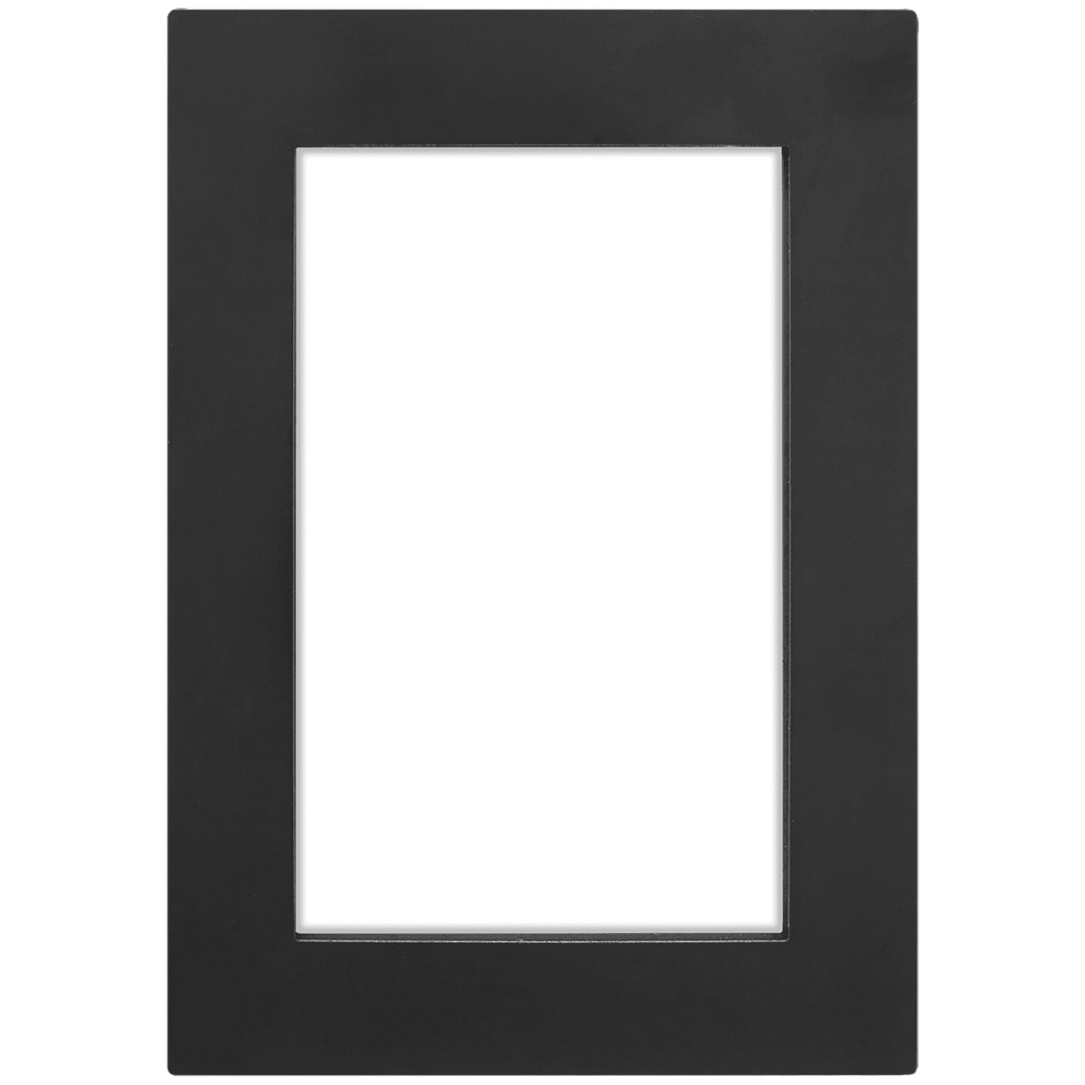 Black aluminum photo frame 4x6 blank