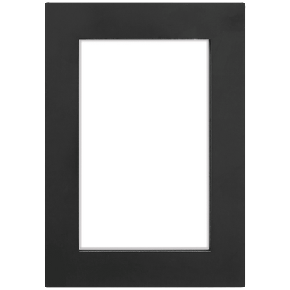 Black aluminum photo frame 4x6 blank