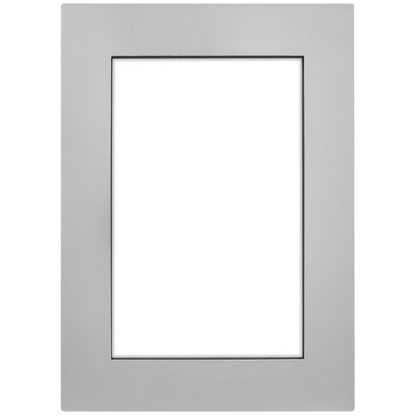 Gray aluminum photo frame 4x6 blank