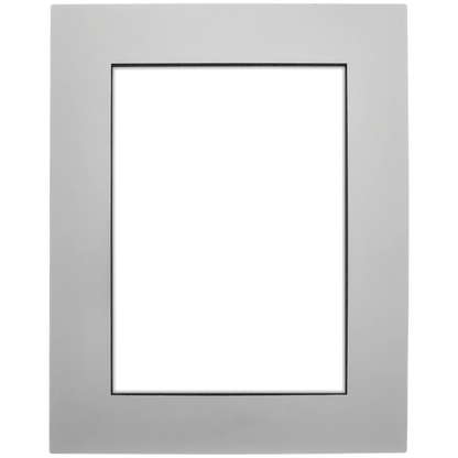 Gray aluminum photo frame 5x7 blank