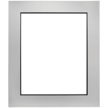 Gray aluminum photo frame 8x10 blank