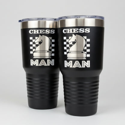 Chess Lovers Tumbler 30 Oz Laser Engraved
