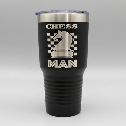 Chess Tumbler 30 Oz Laser Engraved