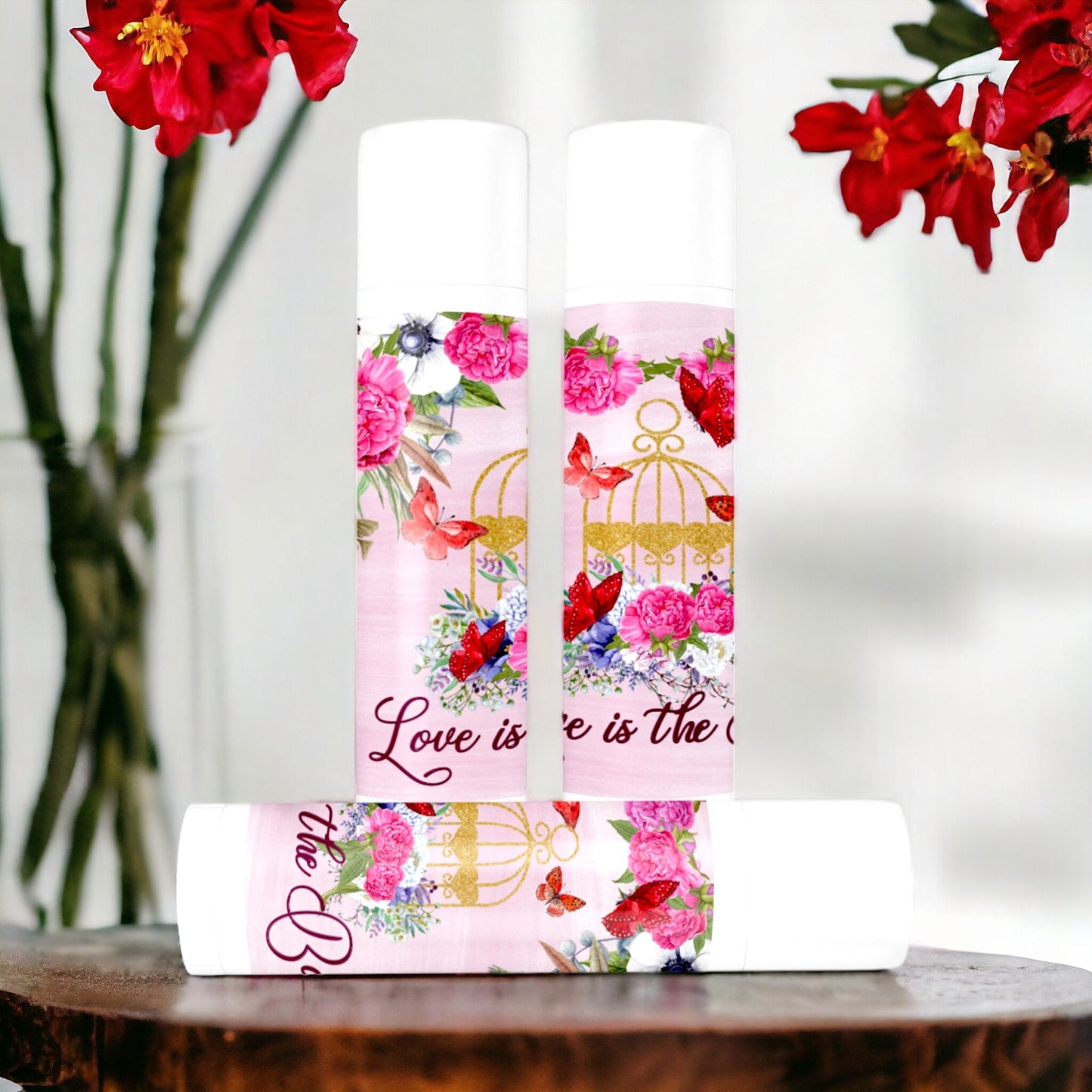 Floral Party Favor Stickers