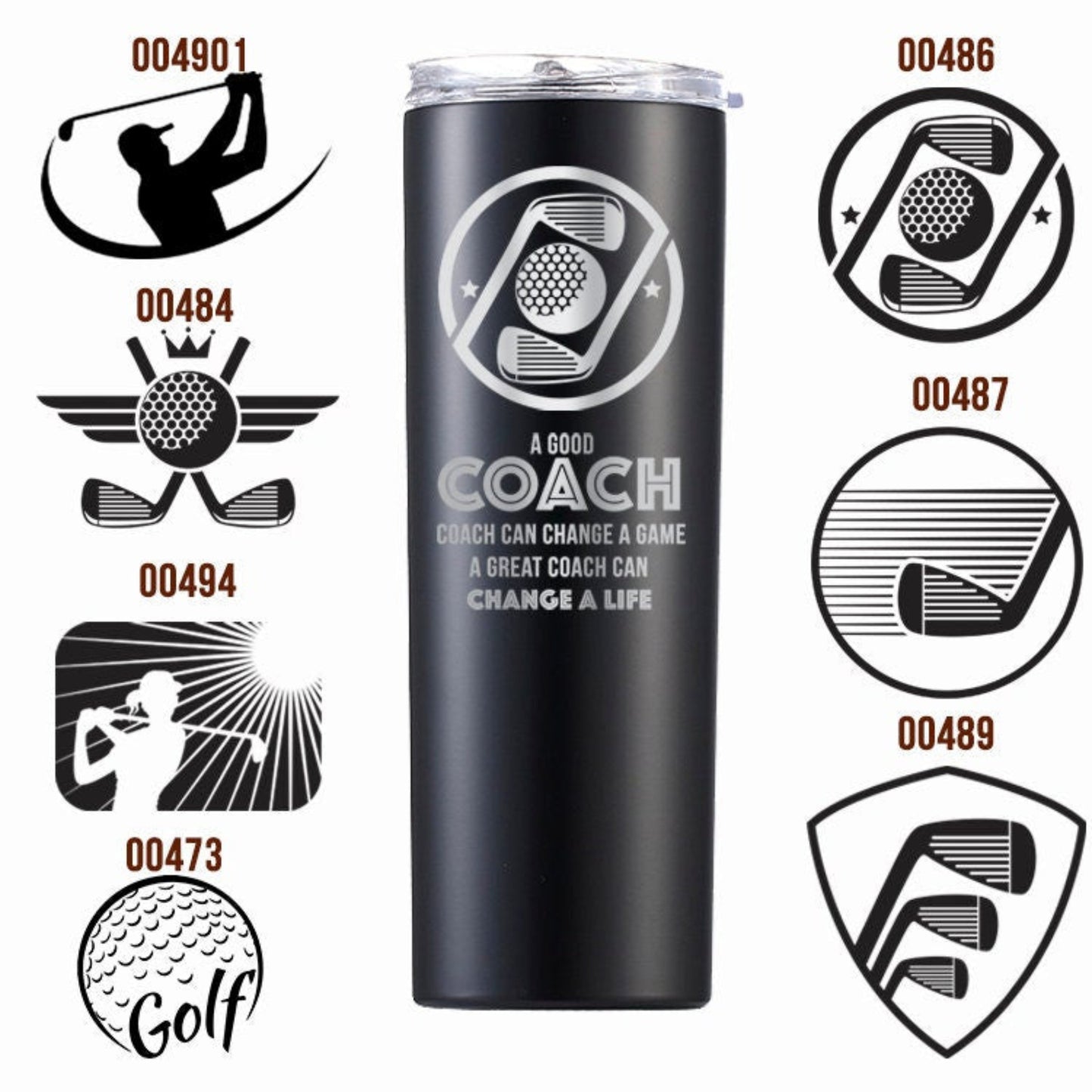 Golf Coach Gift Tumbler 20 Oz