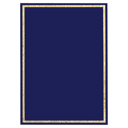 7" x 10" Blue/Gold Florentine Frame Plaque Plate, custom engraved award plate