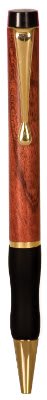Rosewood engraved wooden pen with gripper