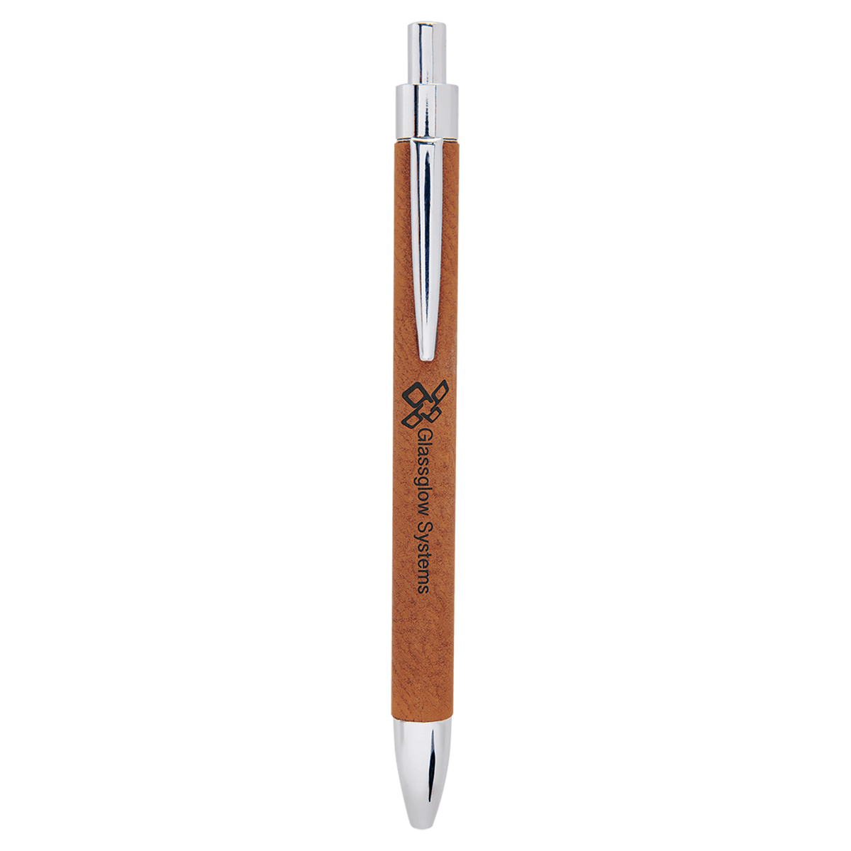 Rawhide engraved leatherette pen