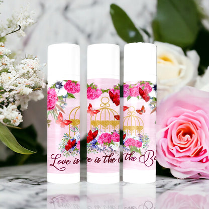 love is balm Butterfly Lip Balm Labels