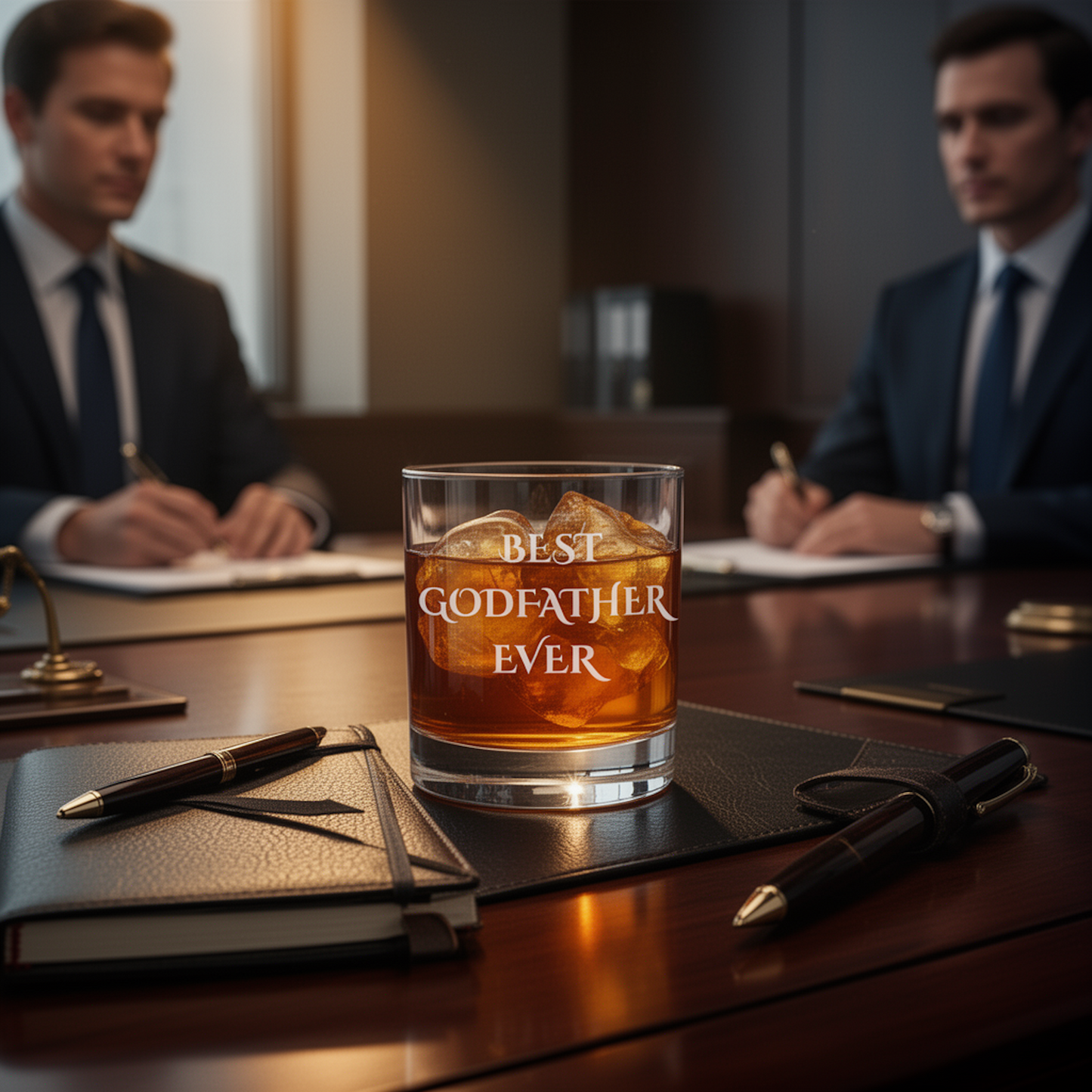 Engraved Godfather Whiskey Glass – Best Godfather Ever 10.5 oz Old Fashioned Glass