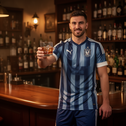 Custom Soccer Whiskey Glass - Sport Lover Bourbon Personalized Glass