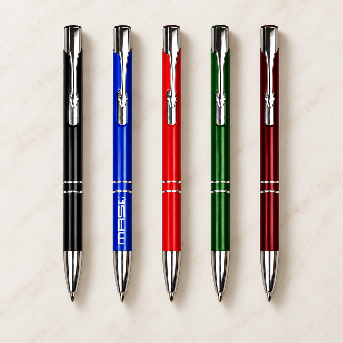 Engraved Aluminum Pen — Personalized Click Pen with Name or Logo