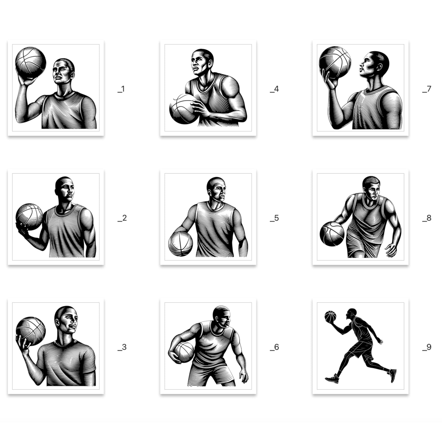 basketball clipart digital