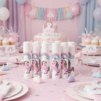 – birthday and baby shower party favor stickers