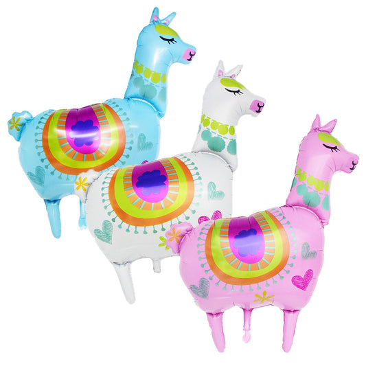 Giant Llama Balloons, Llama Birthday Party Balloons