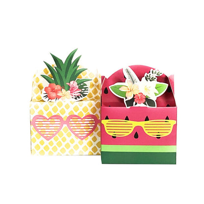 12 Tropical Watermelon Birthday Favor Gift Boxes