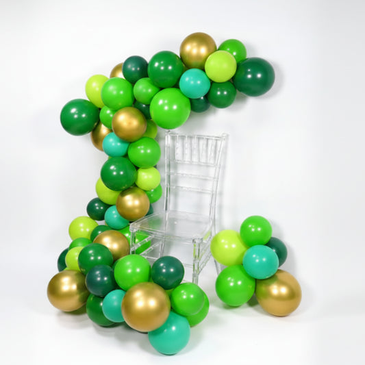 Green Gold Balloons Garland Kit Safari Zoo Baby Shower Birthday Arch