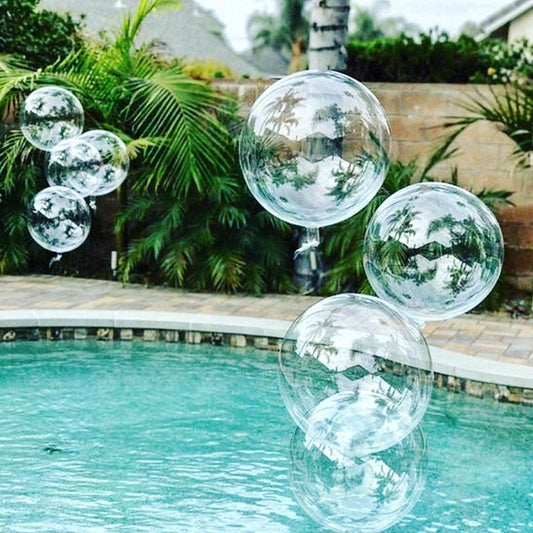 Crystal Bobo Balloons Transparent Bubble Birthday Baby Shower Decor