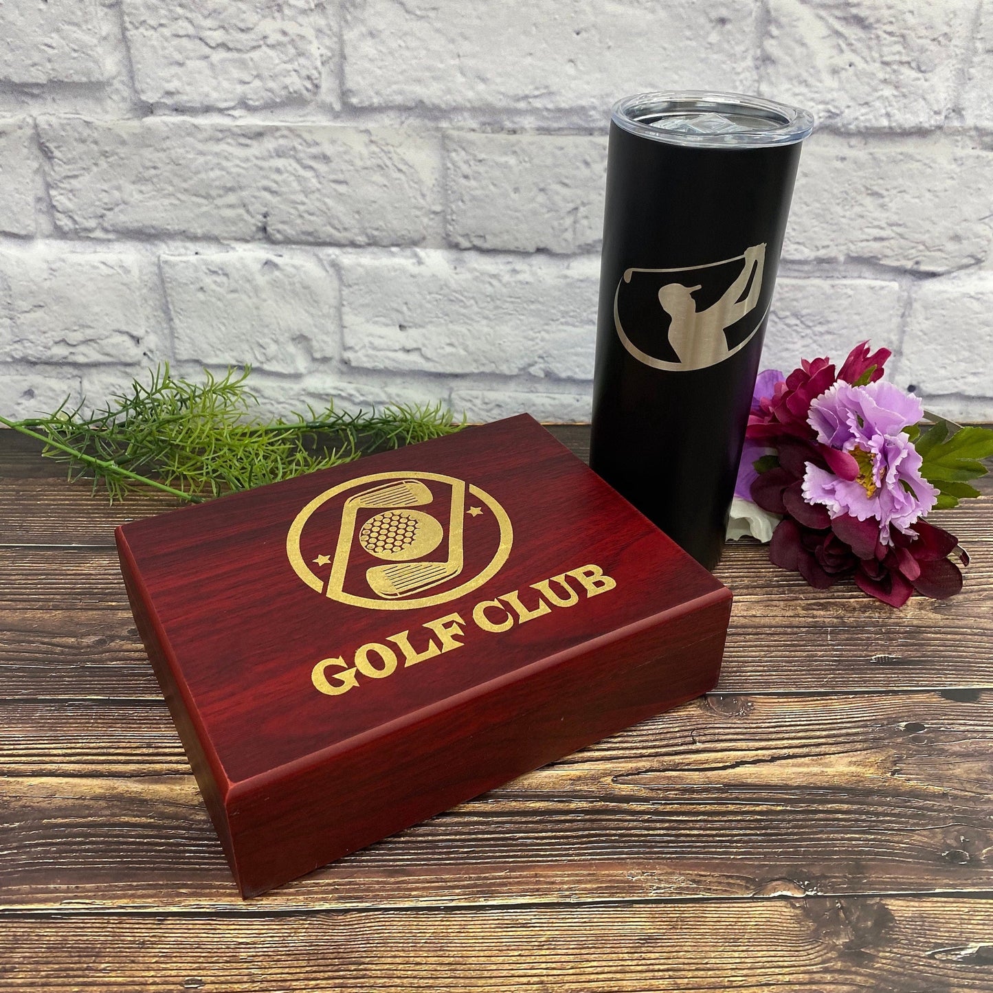 Personalized Golf Balls Box Golfer Gift for Birthday Wedding, Gift for Dad Husband Wife