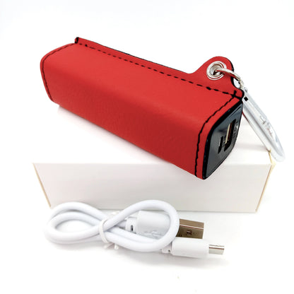 Personalized Faux Leather Power Bank