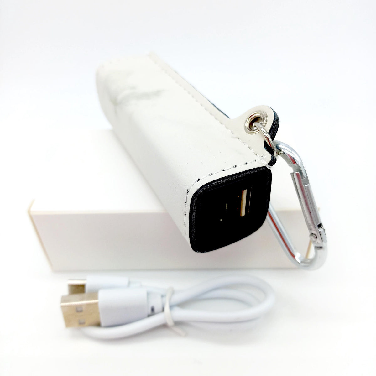 Personalized Faux Leather Power Bank