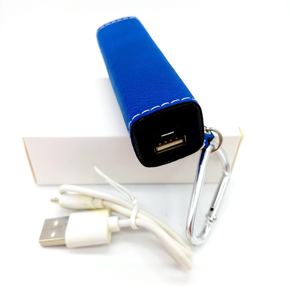 Personalized Faux Leather Power Bank