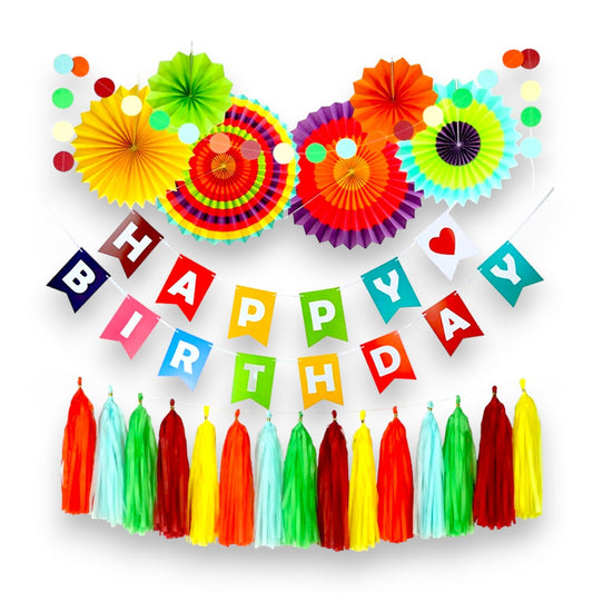 Fiesta Birthday Kit Mexican Party Set Balloons